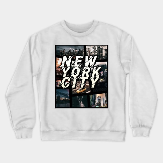 New York City GTA Design Crewneck Sweatshirt by PGP